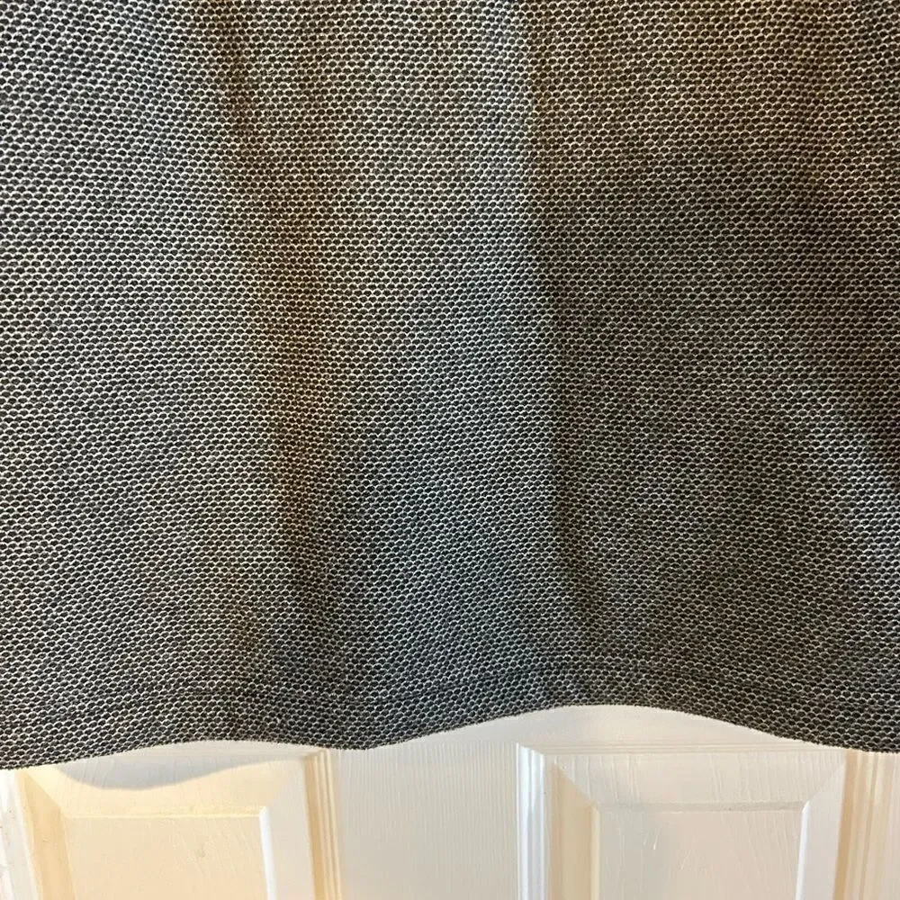 New Orvis Men Fleece Lined 1/4 Zip Pullover Black & White Medium